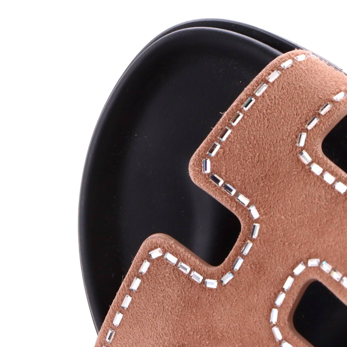 Women's Chypre Sandals Crystal Embellished Suede