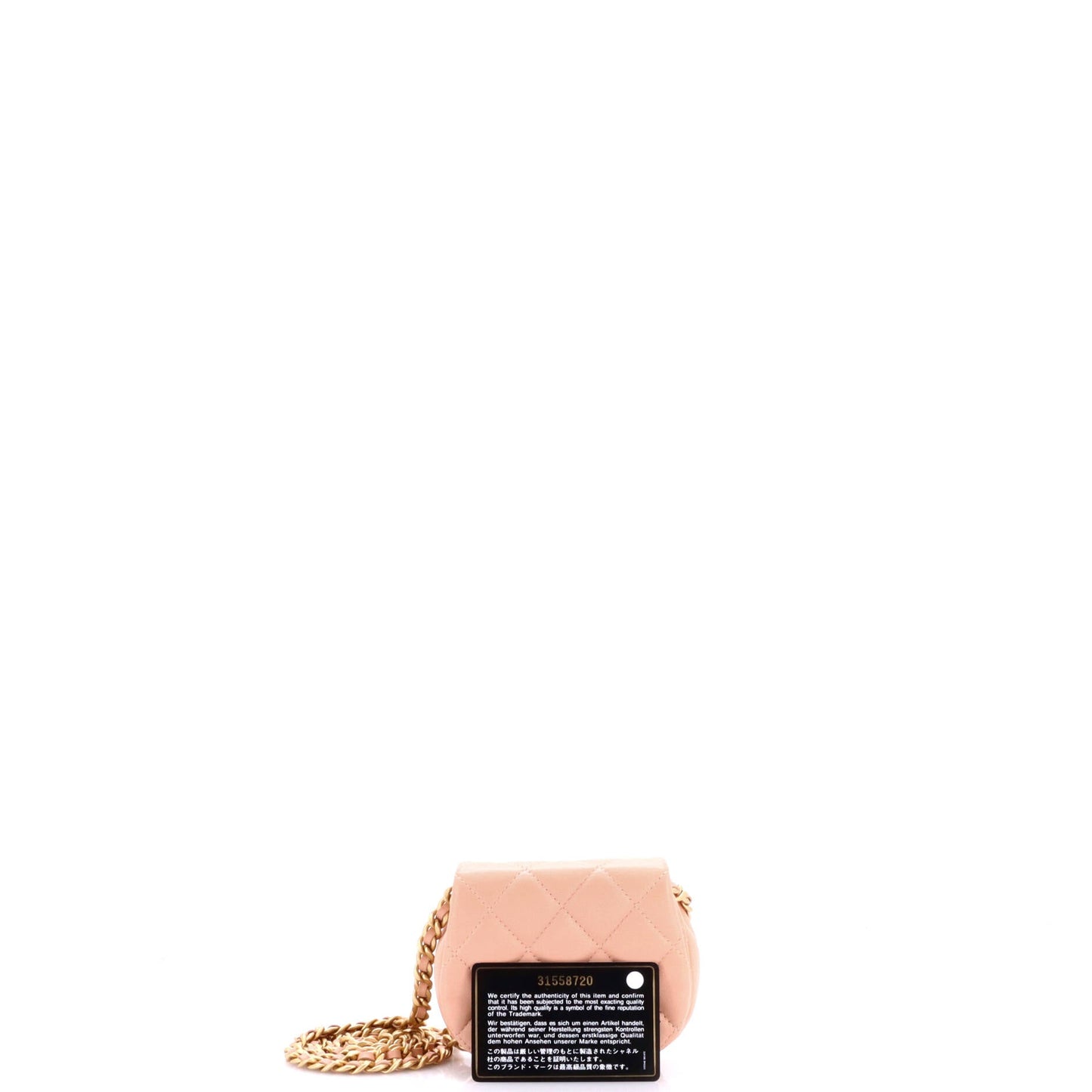 Coco Mail Clutch with Chain Quilted Calfskin Mini