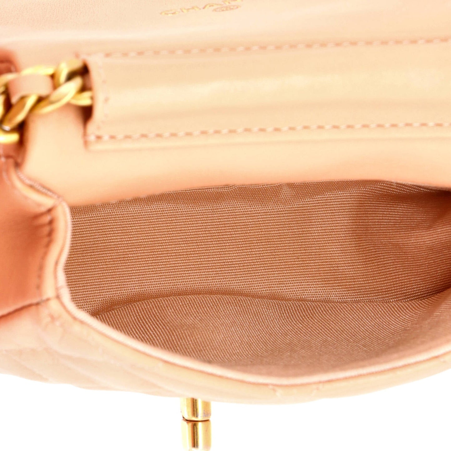 Coco Mail Clutch with Chain Quilted Calfskin Mini