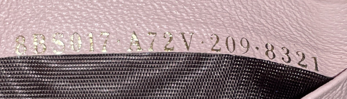 Baguette NM Bag Zucca Embossed Leather Mini