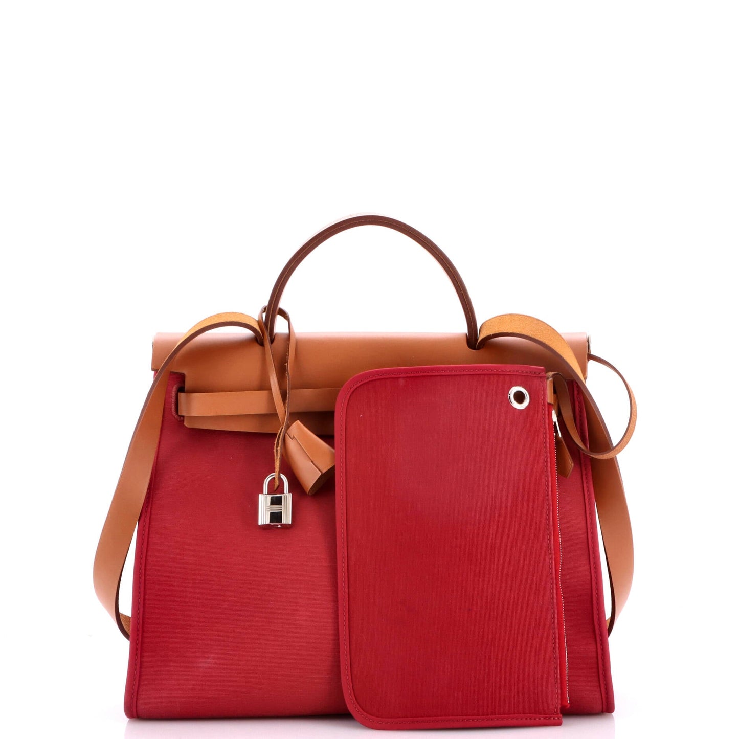 Herbag Zip Leather and Toile 31