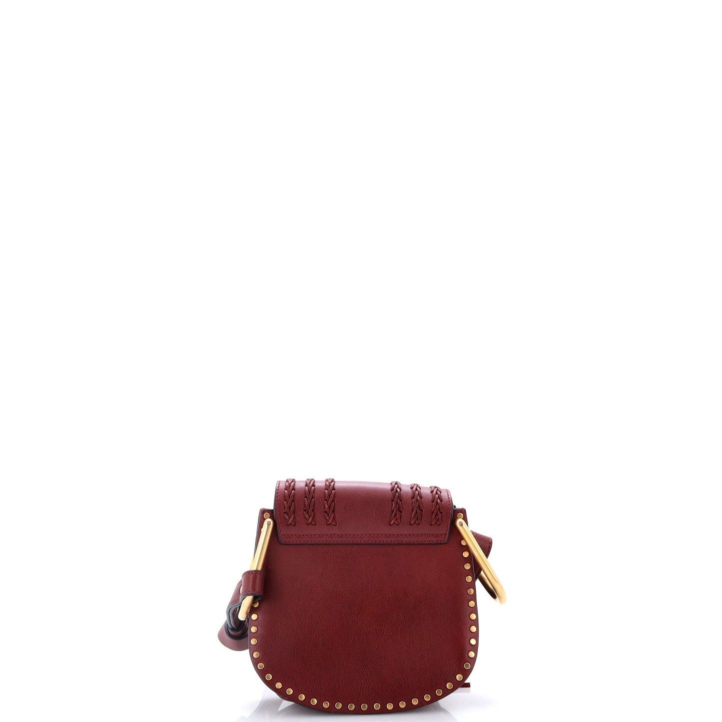 Hudson Handbag Whipstitch Leather Mini