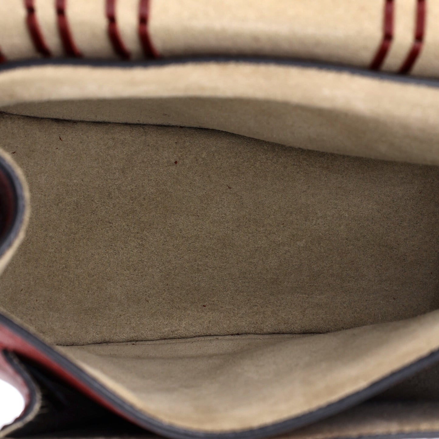 Hudson Handbag Whipstitch Leather Mini