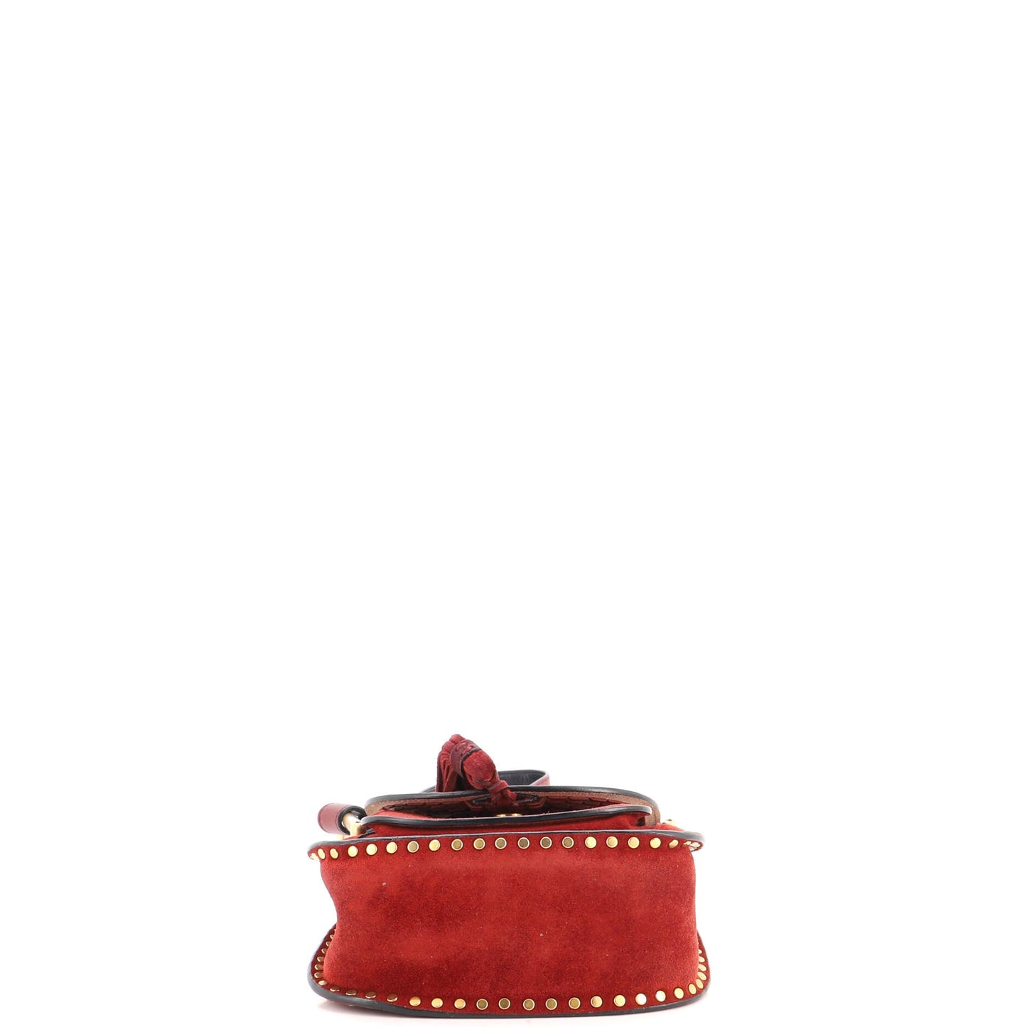 Hudson Handbag Whipstitch Suede Mini