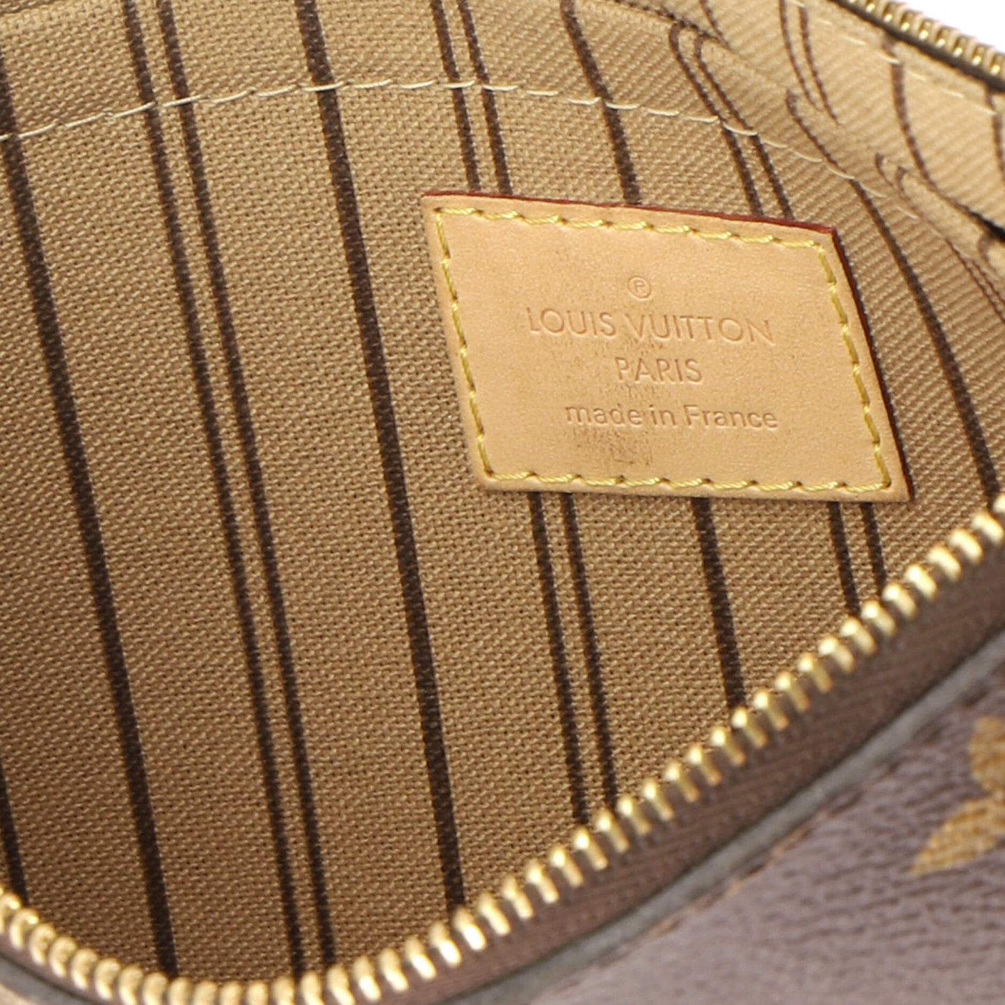 Neverfull Pochette Monogram Canvas Large