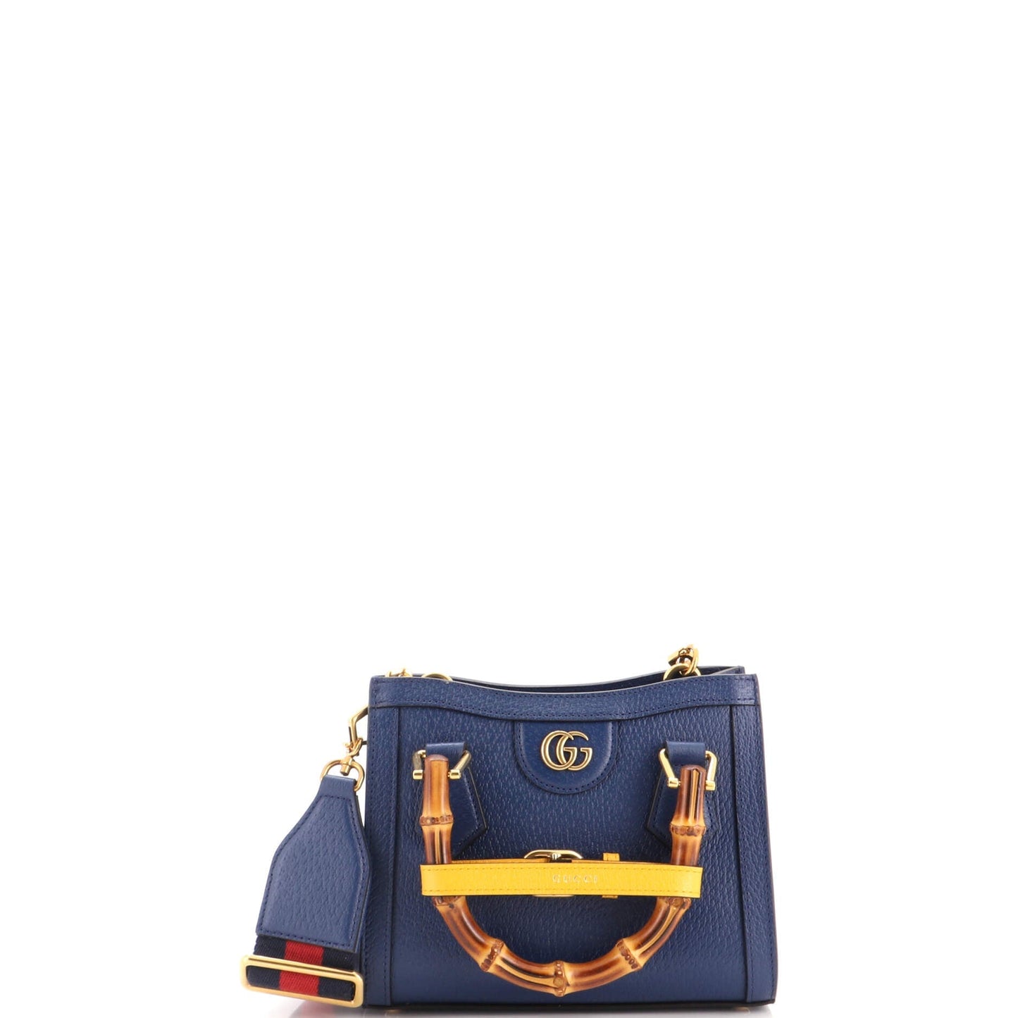 Diana NM Bamboo Handle Tote Leather Mini