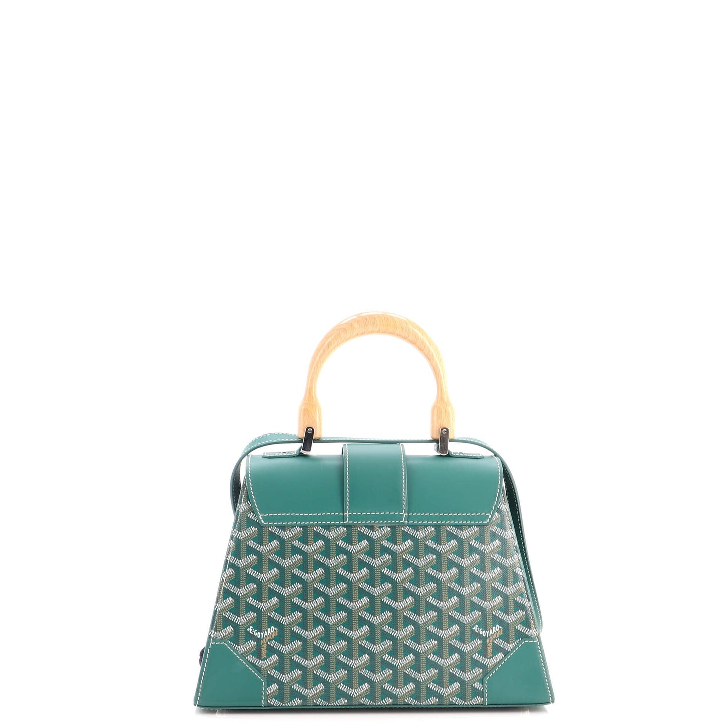 Saigon Top Handle Bag Coated Canvas with Leather PM