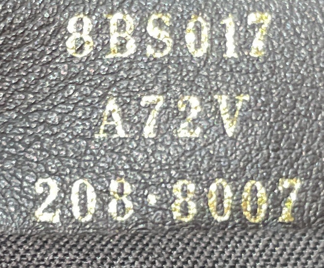Baguette NM Bag Zucca Embossed Leather Mini