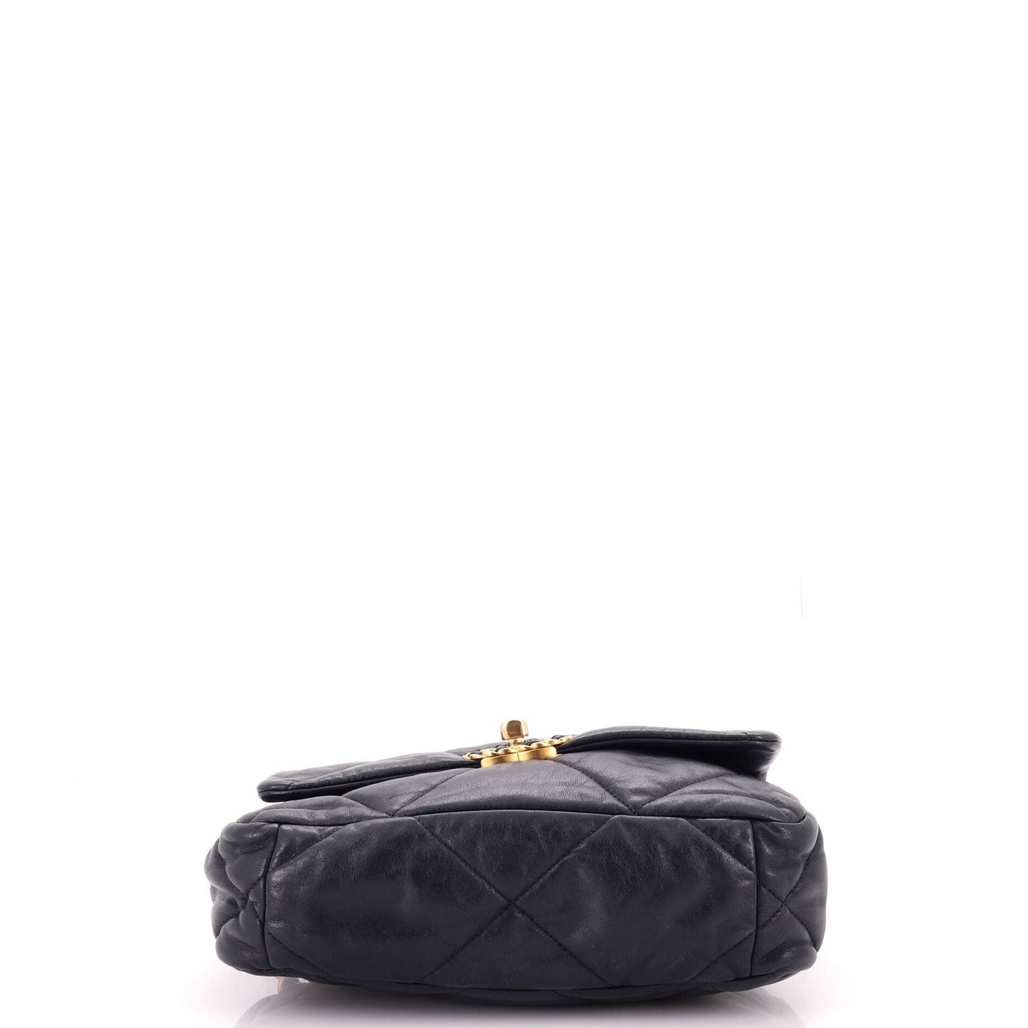 19 Flap Bag Quilted Leather Medium