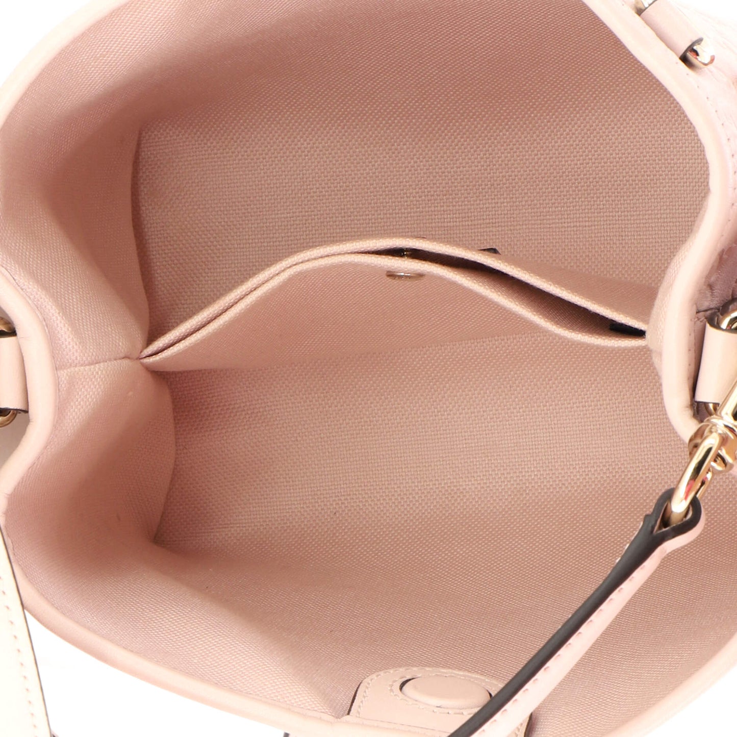 GG Emblem Bucket Bag GG Embossed Leather Small
