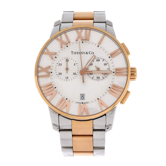 Atlas Dome Chronograph Automatic Watch Stainless Steel and Rose Gold 42