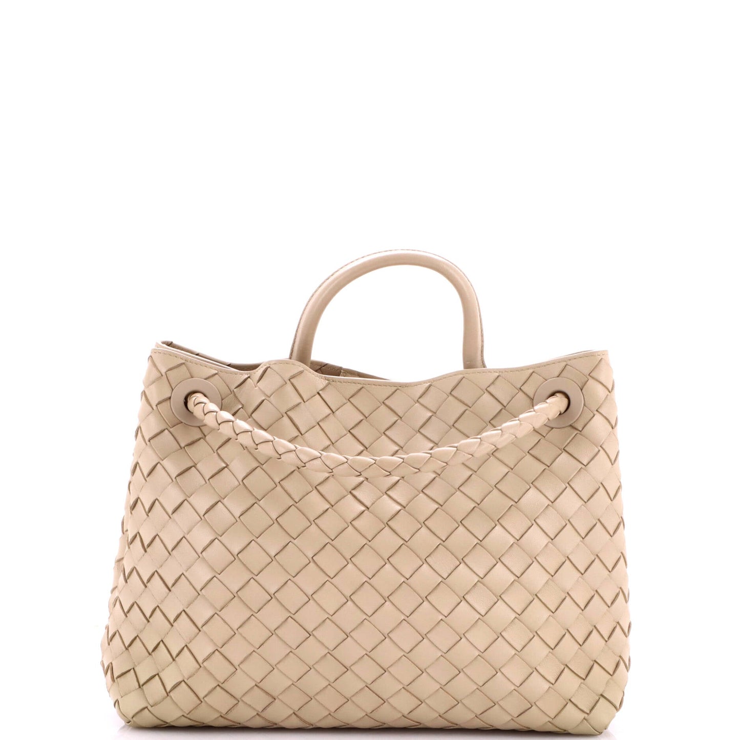 Andiamo Top Handle Bag Intrecciato Nappa Medium