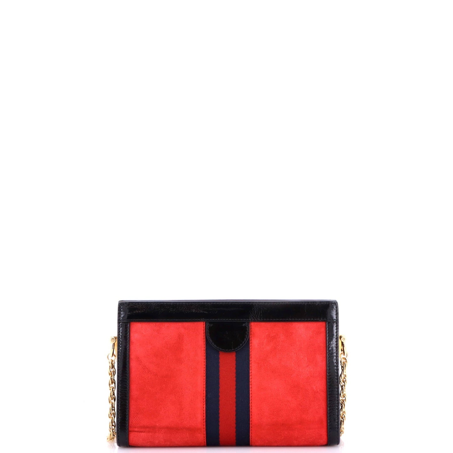 Ophidia Chain Shoulder Bag Suede Medium