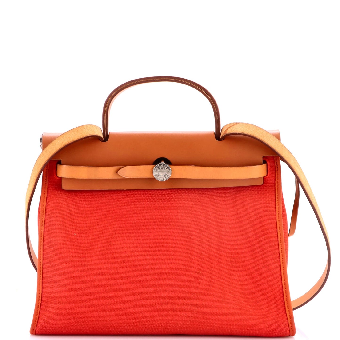 Herbag Zip Leather and Toile 31