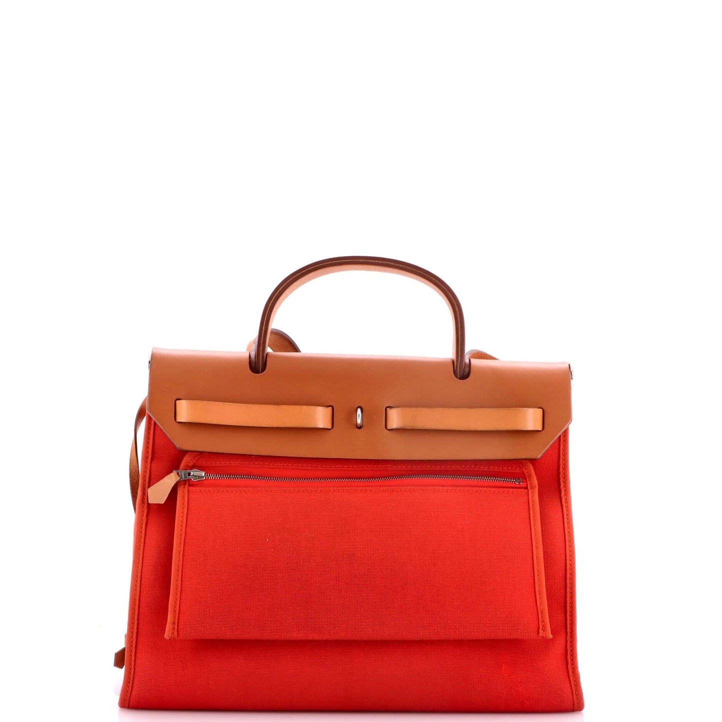 Herbag Zip Leather and Toile 31