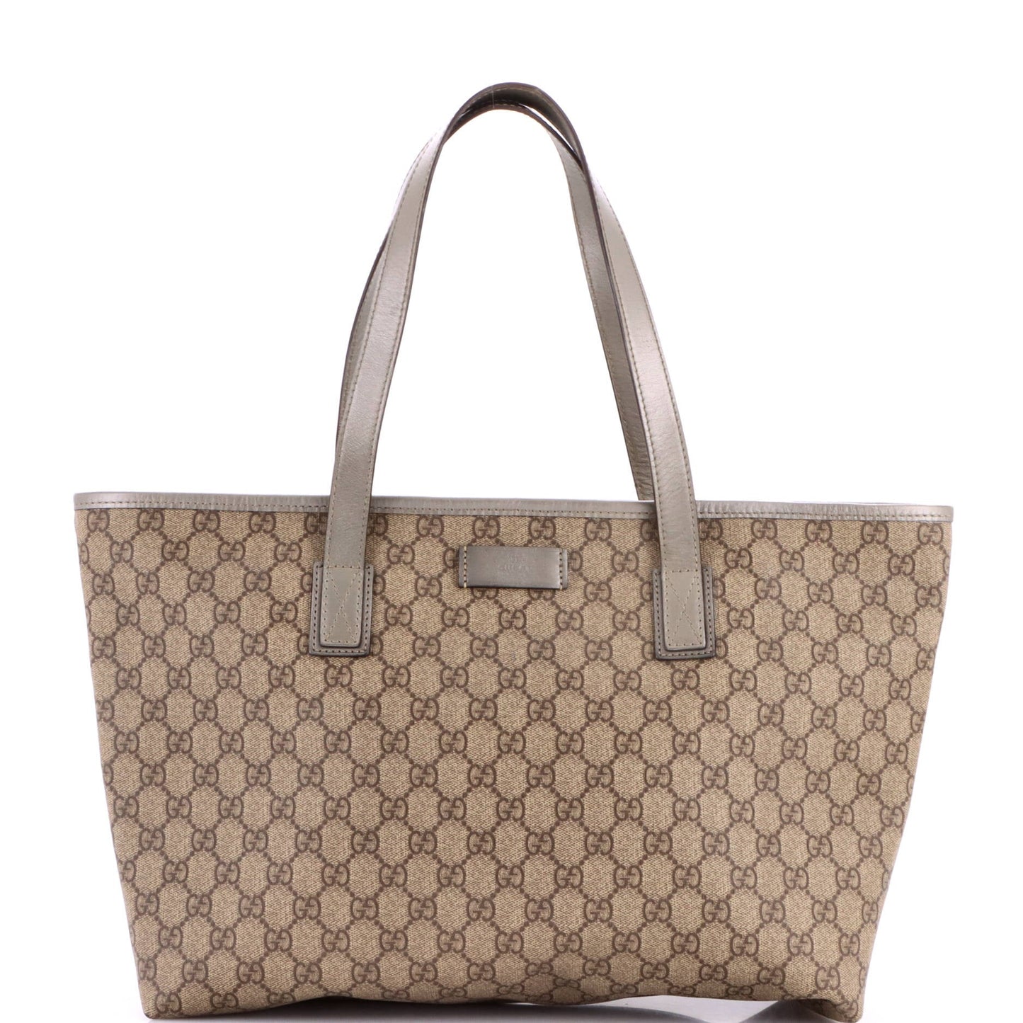 Plus Tote GG Coated Canvas with Leather Medium
