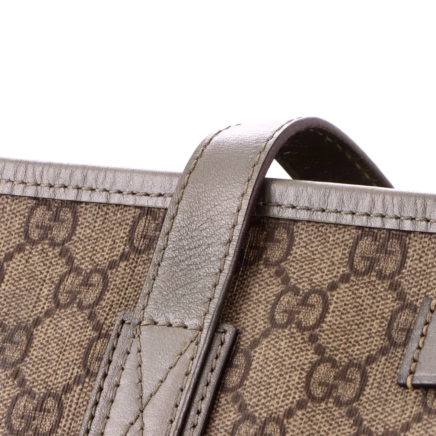 Plus Tote GG Coated Canvas with Leather Medium
