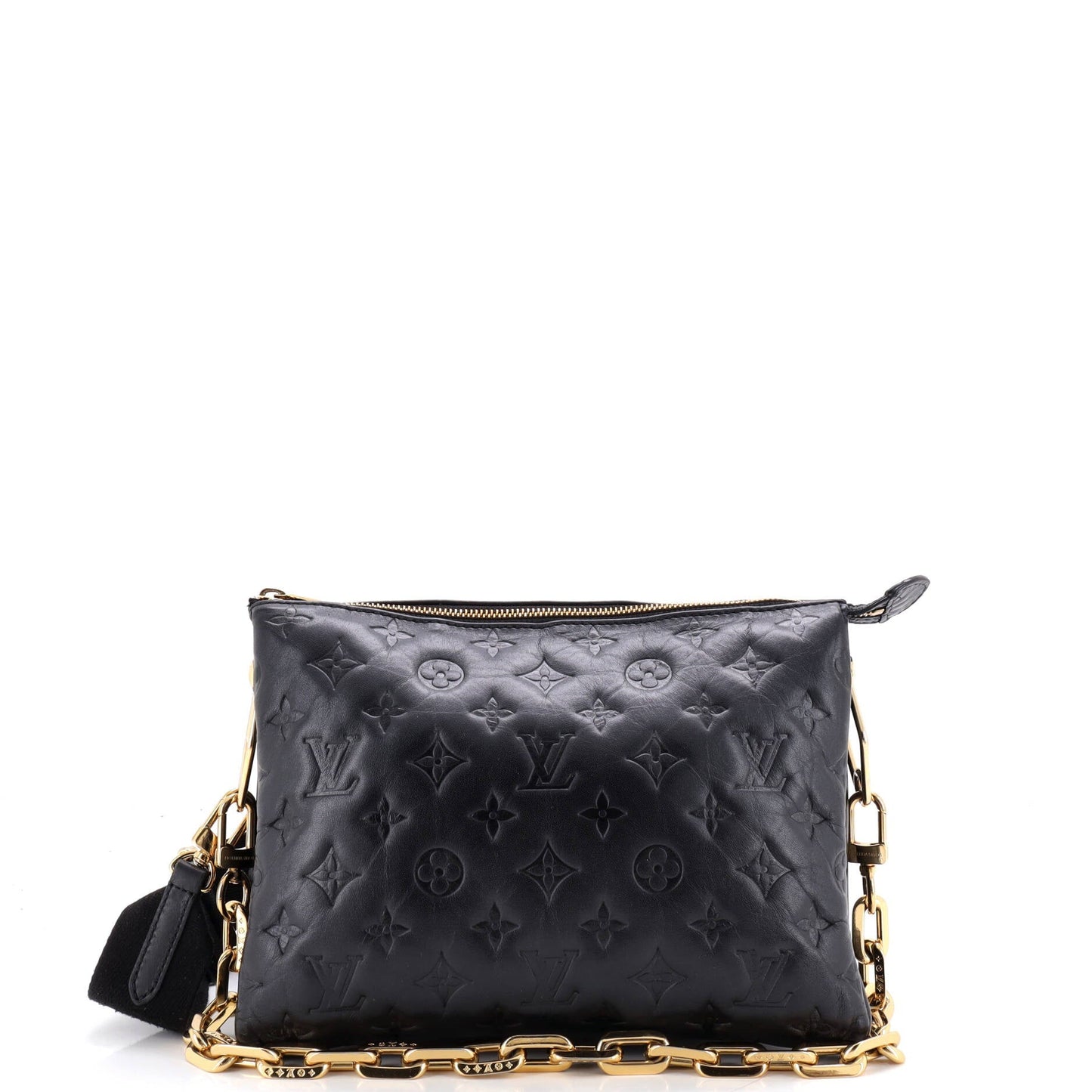 Coussin Bag Monogram Embossed Lambskin PM