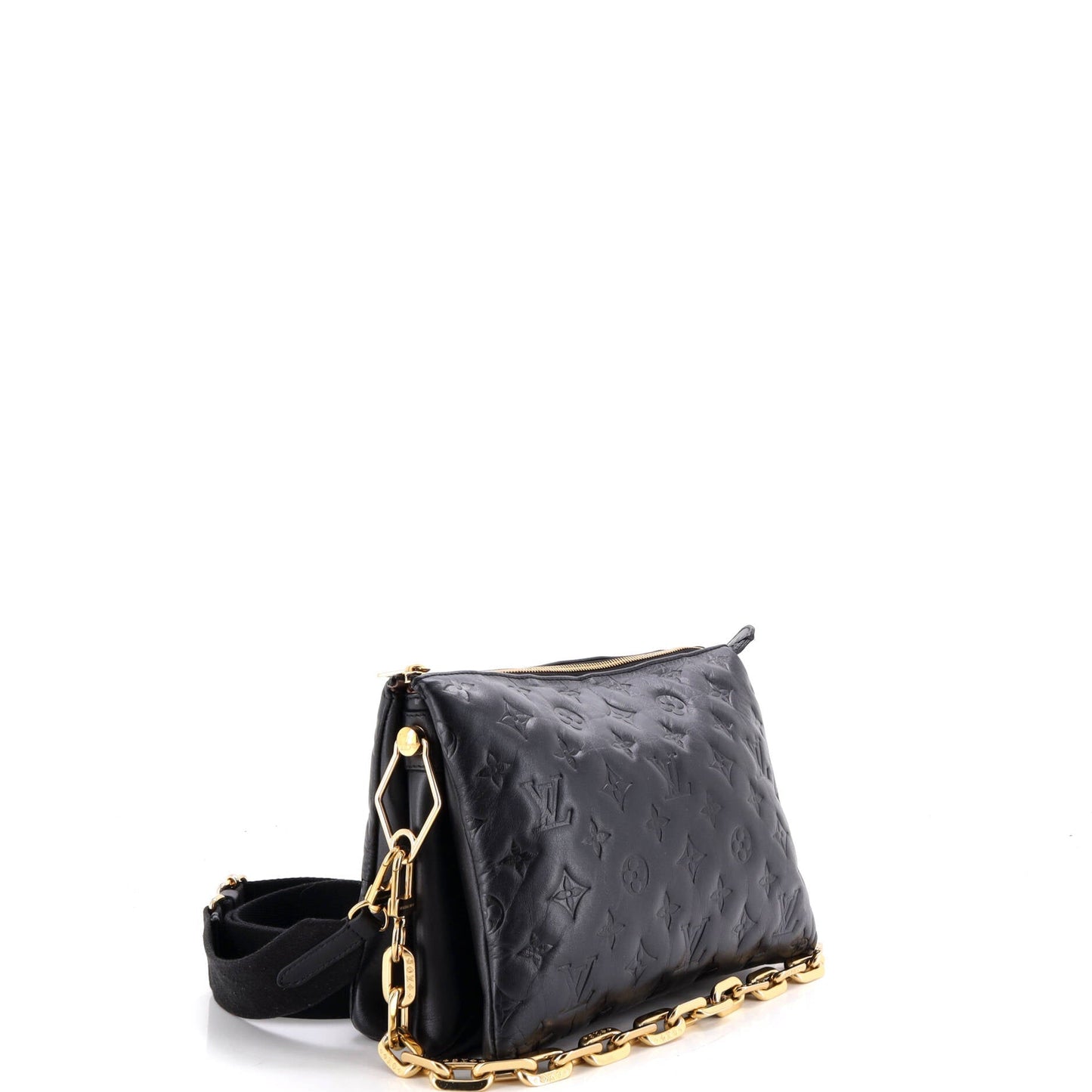 Coussin Bag Monogram Embossed Lambskin PM