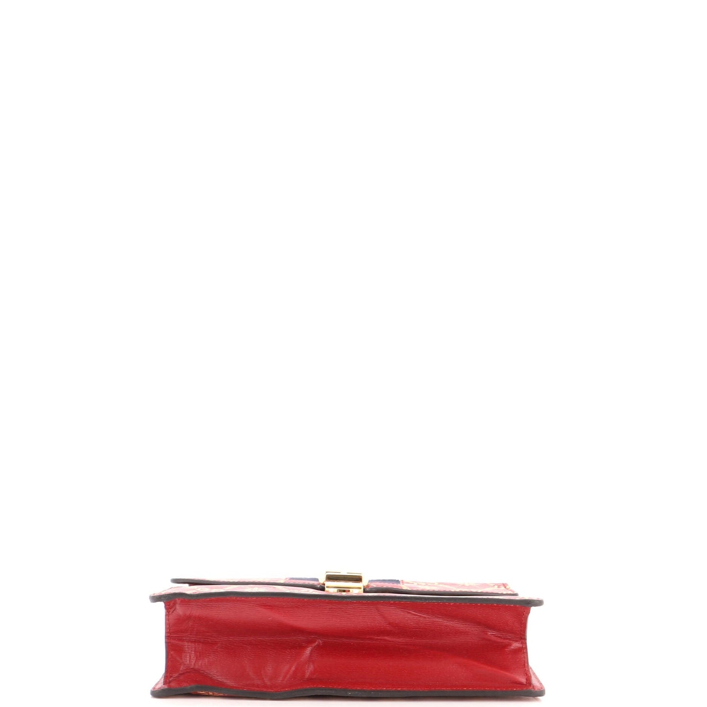 Sylvie Shoulder Bag Printed Leather Small