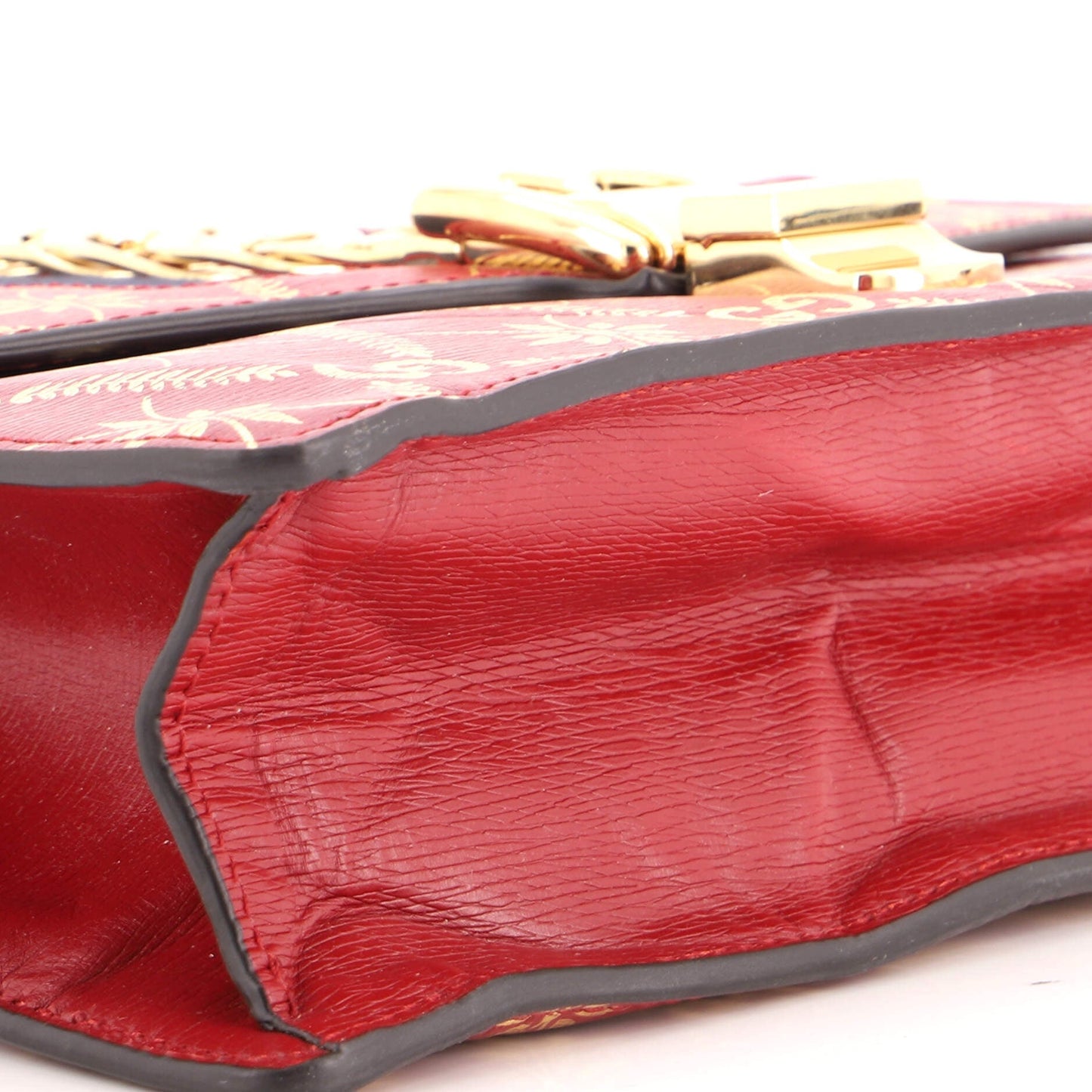 Sylvie Shoulder Bag Printed Leather Small