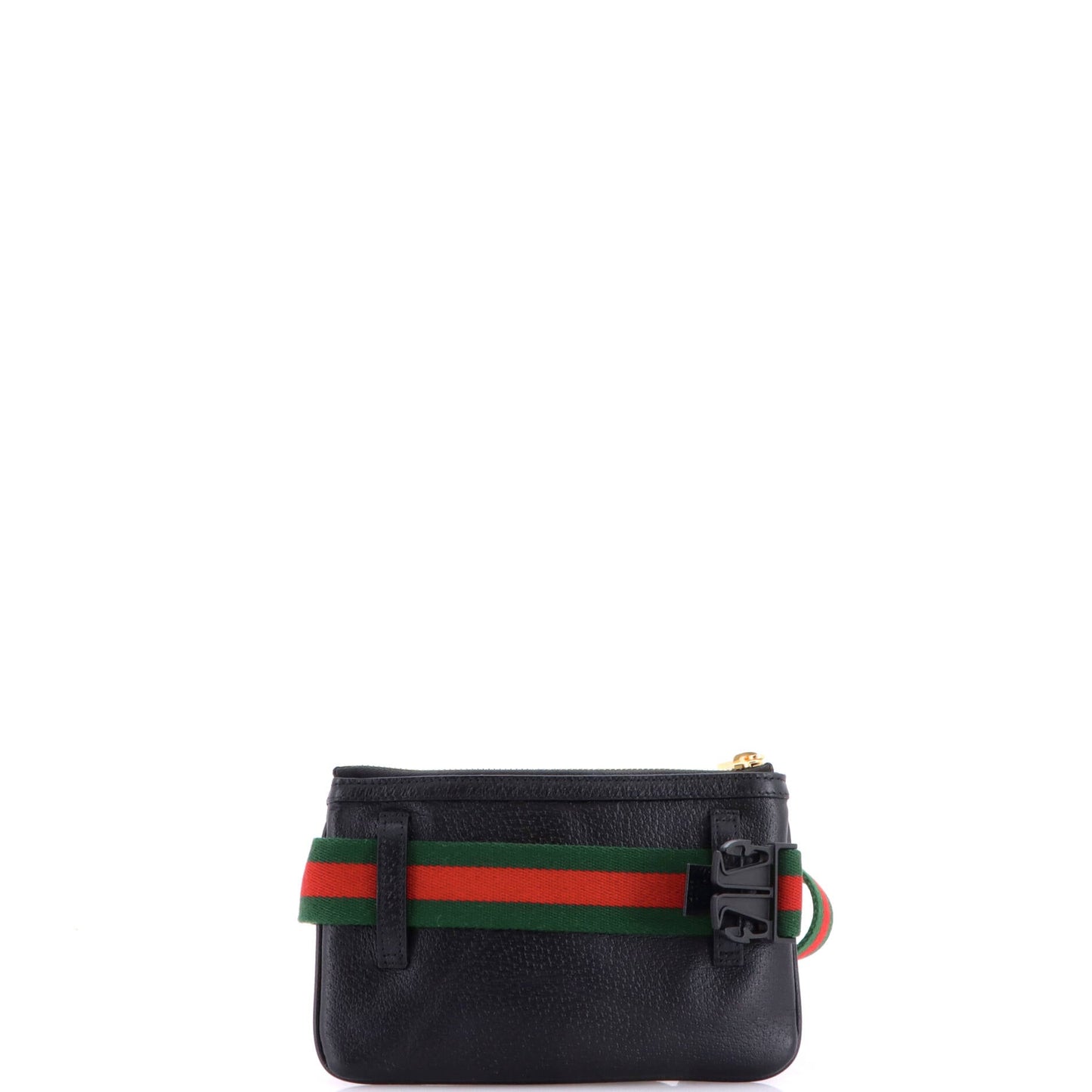 Ophidia Heart Utility Double Belt Bag Leather
