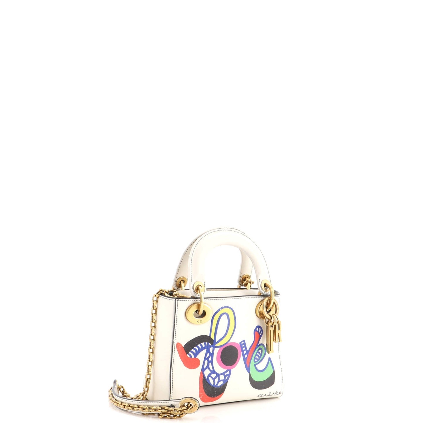 Lady Dior Chain Bag Limited Edition Niki de Saint Phalle Printed Leather Mini