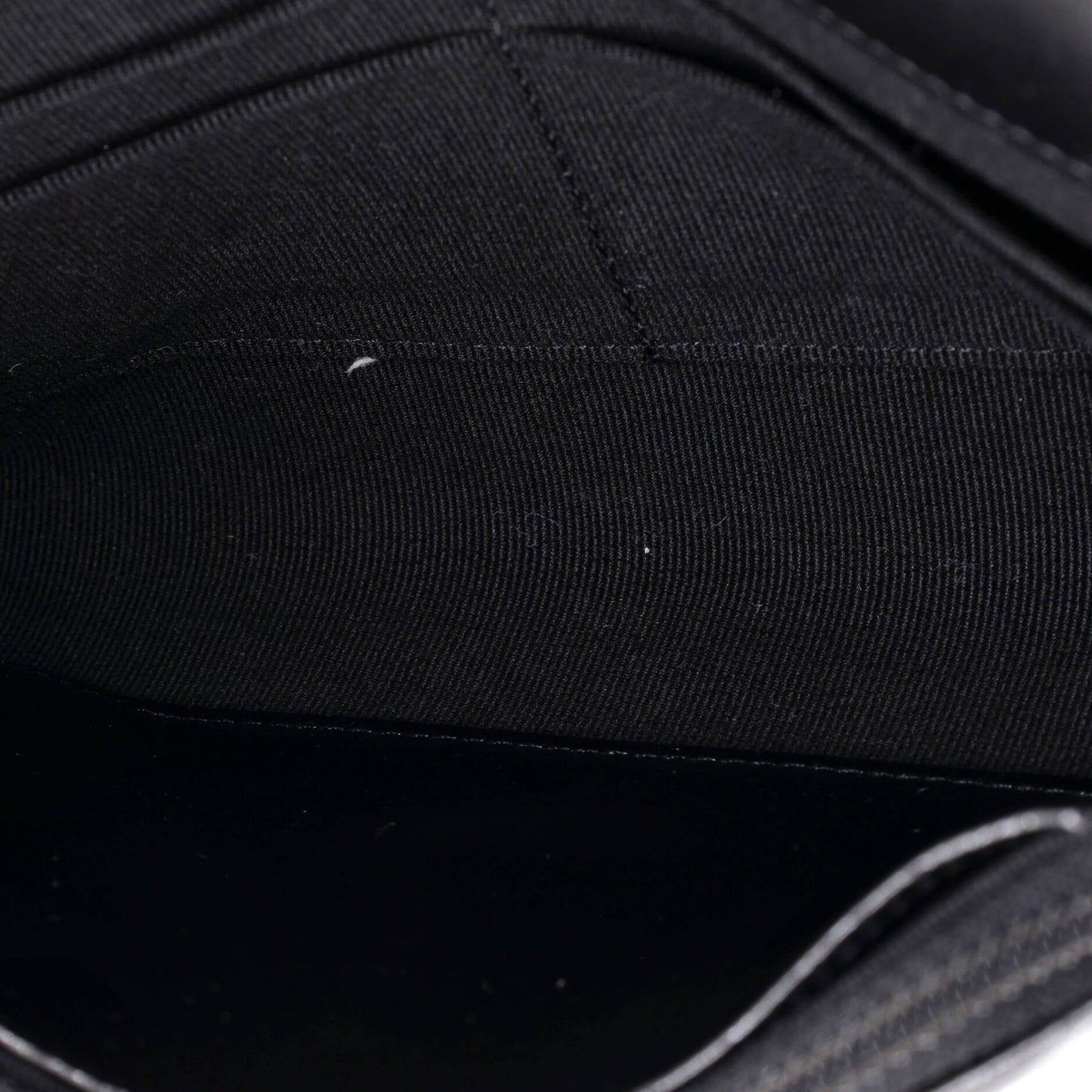 CC Medallion Wallet on Chain Quilted Shiny Lambskin