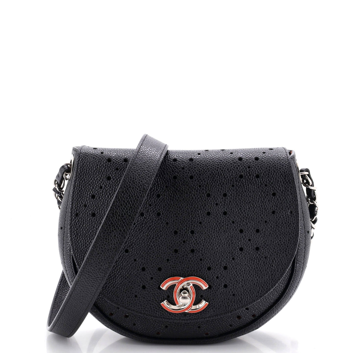 Saddle Bag Perforated Caviar