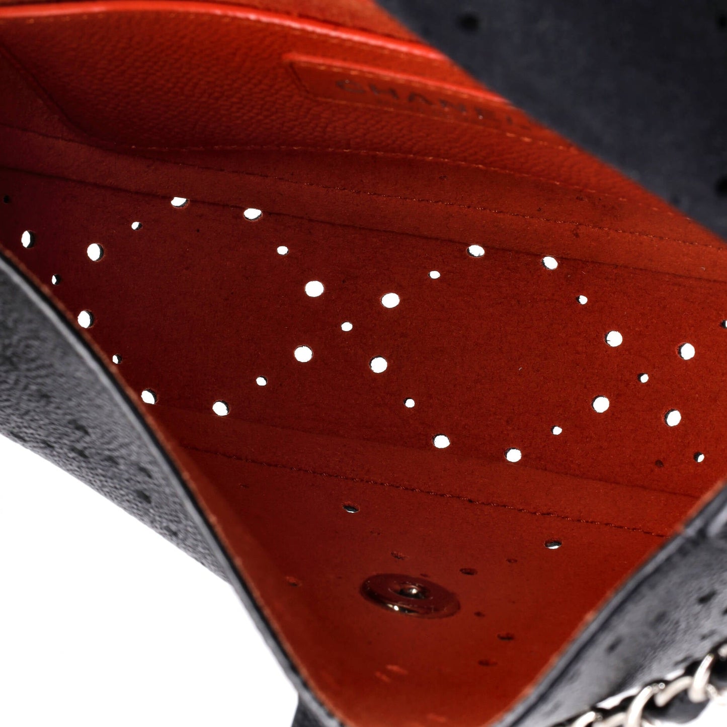 Saddle Bag Perforated Caviar
