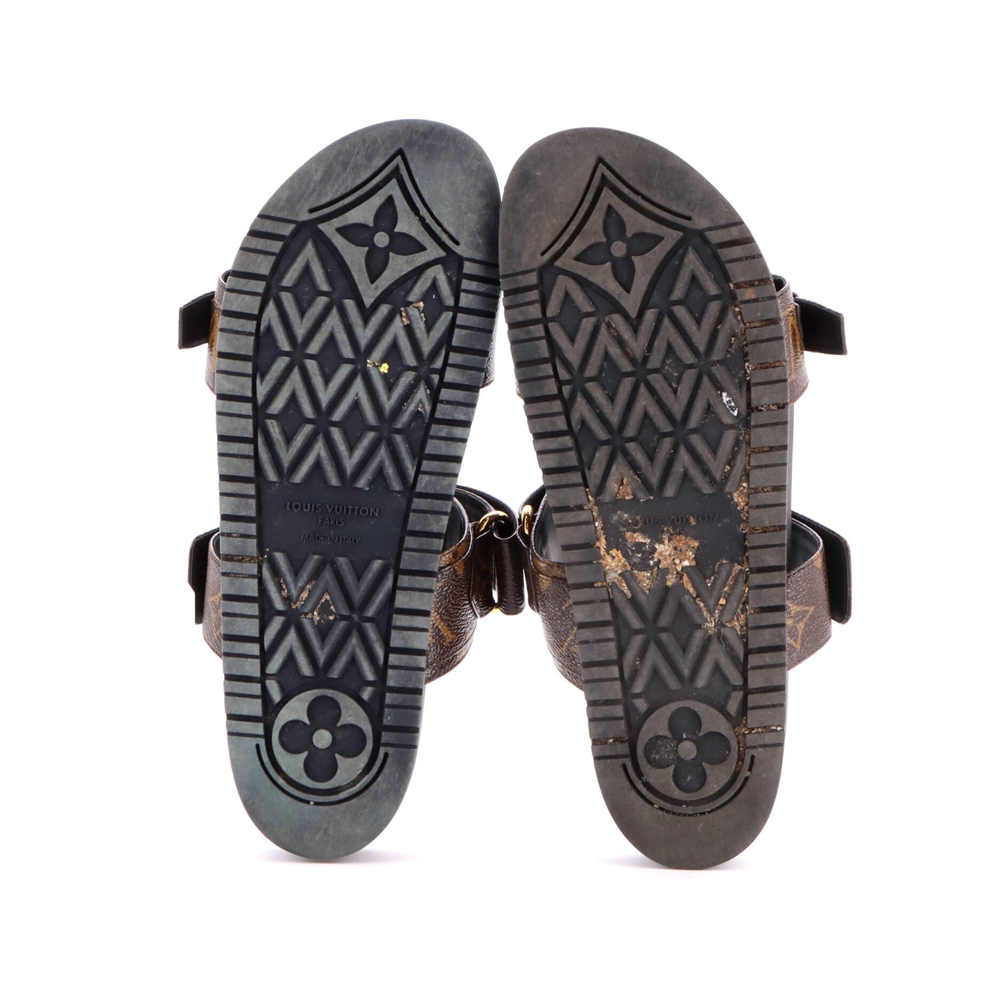 Women's Bom Dia Flat Mules Monogram Canvas