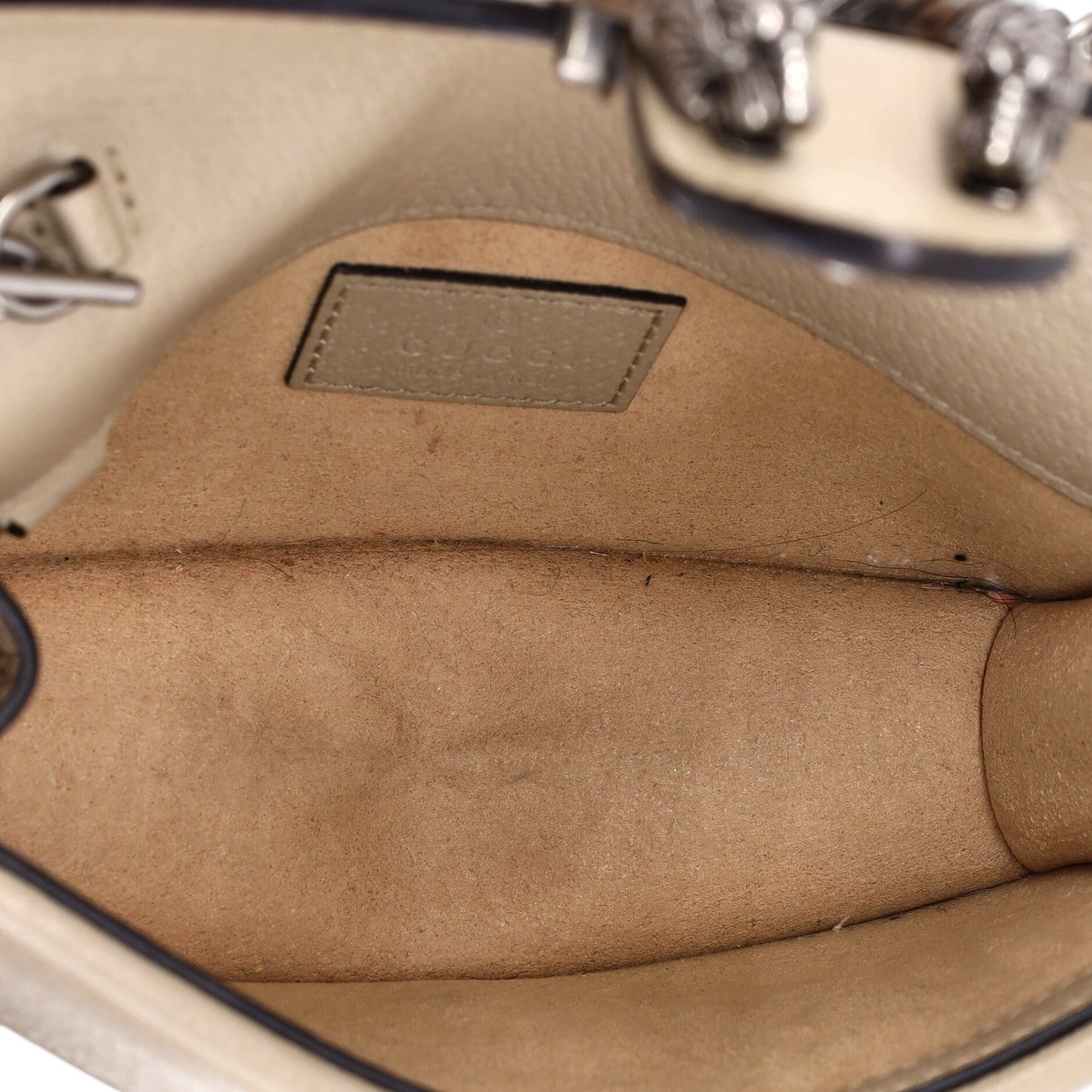 Dionysus Bag GG Coated Canvas with Leather Super Mini