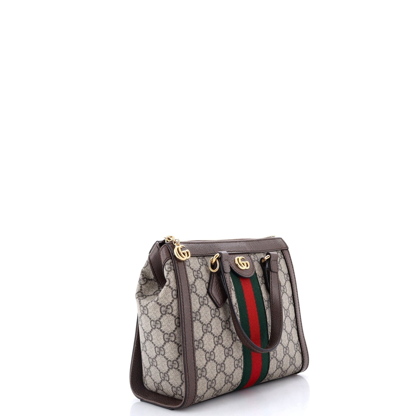 Ophidia Top Handle Tote GG Coated Canvas Small