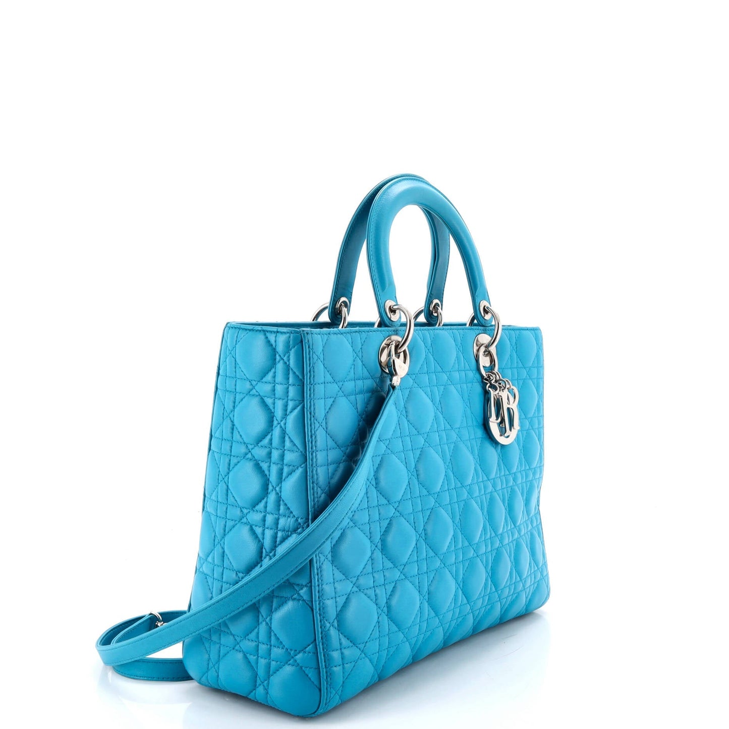 Lady Dior Bag Cannage Quilt Lambskin Large