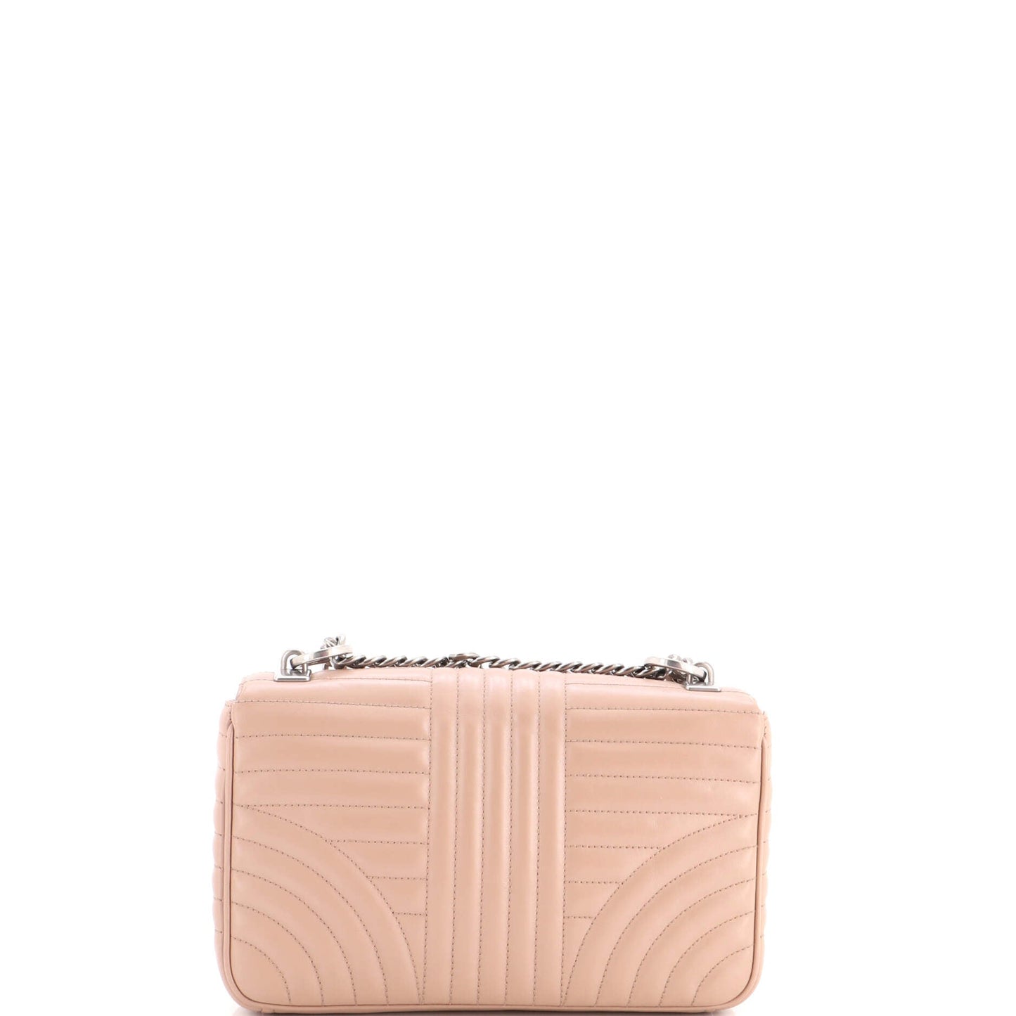 Chain Flap Shoulder Bag Diagramme Quilted Leather Medium