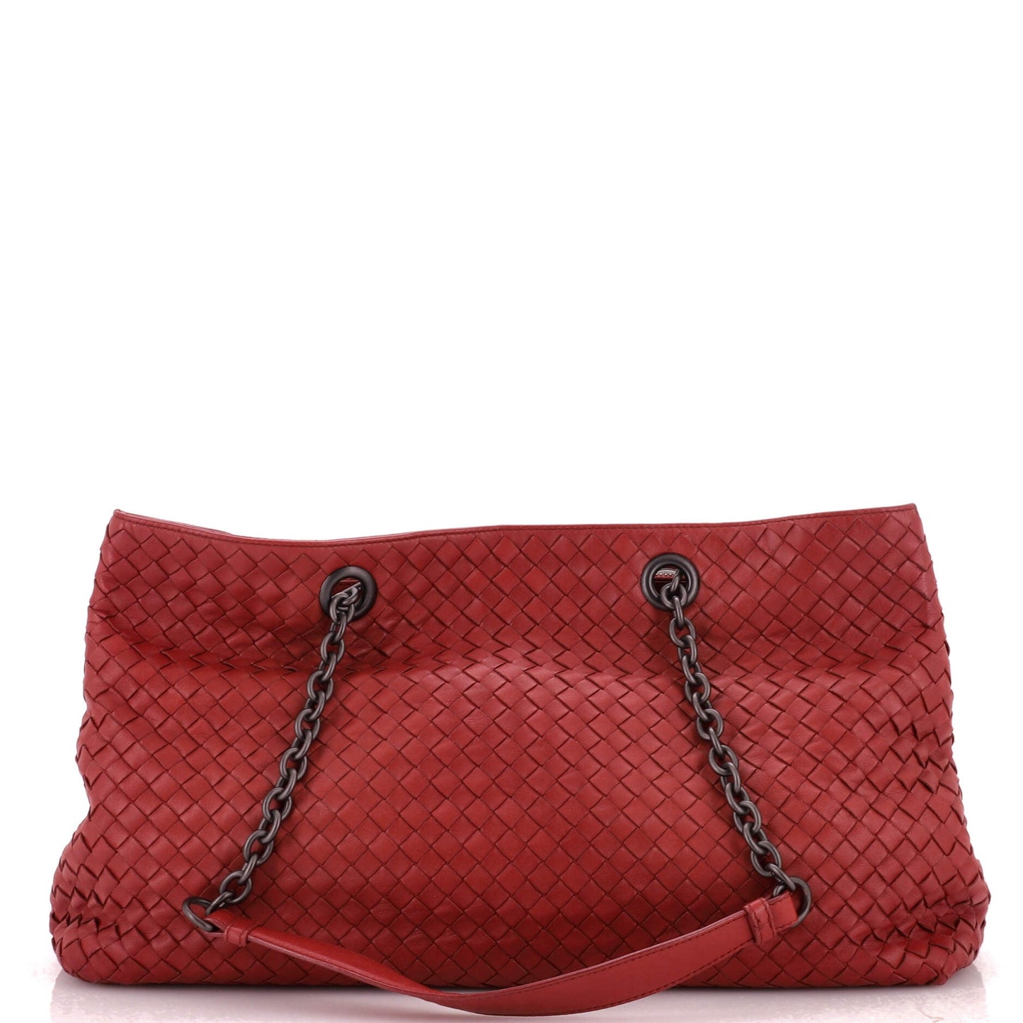 Double Chain Tote Intrecciato Nappa Large