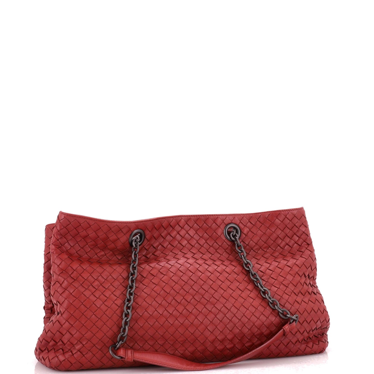 Double Chain Tote Intrecciato Nappa Large