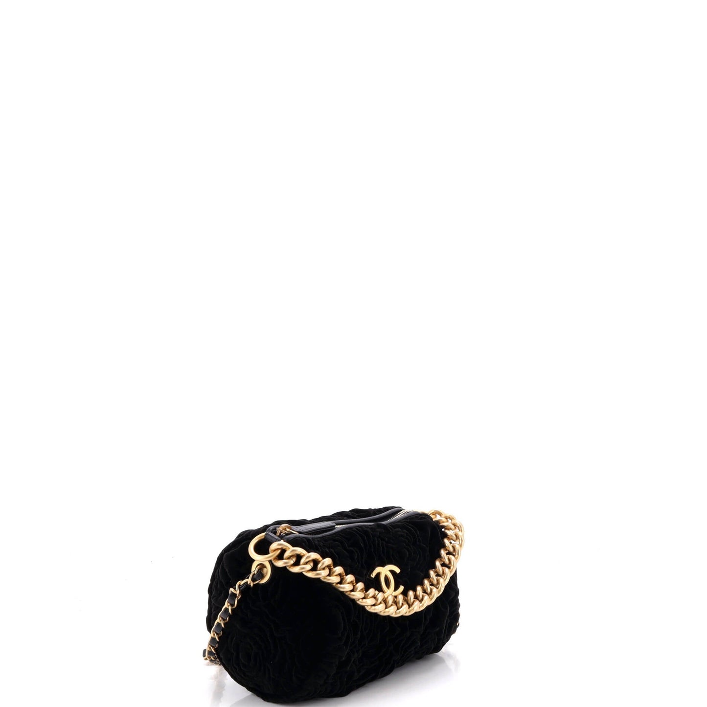 CC 2-Way Zip Bowler Camellia Velvet