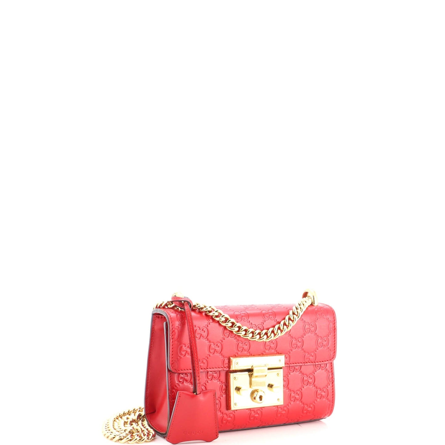 Padlock Shoulder Bag Guccissima Leather Small