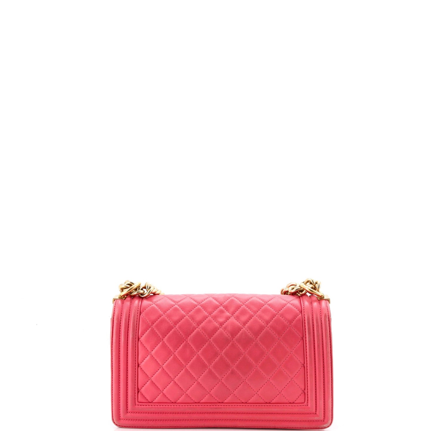 Boy Flap Bag Quilted Calfskin Old Medium