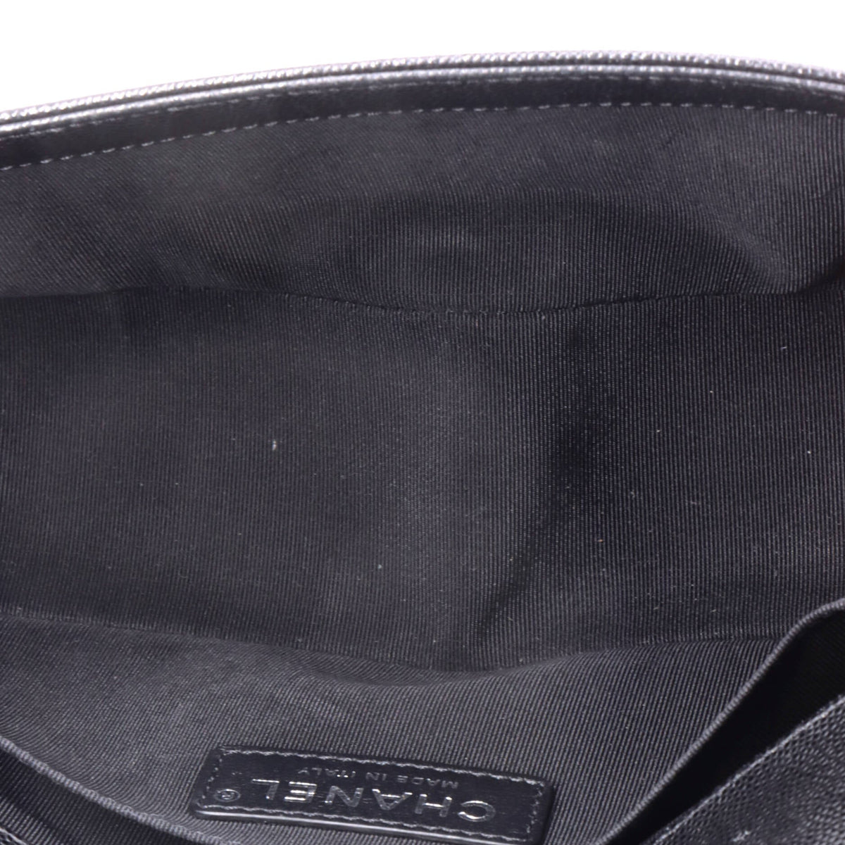 Bolso Boy Solapa Acolchado Caviar Old Medium