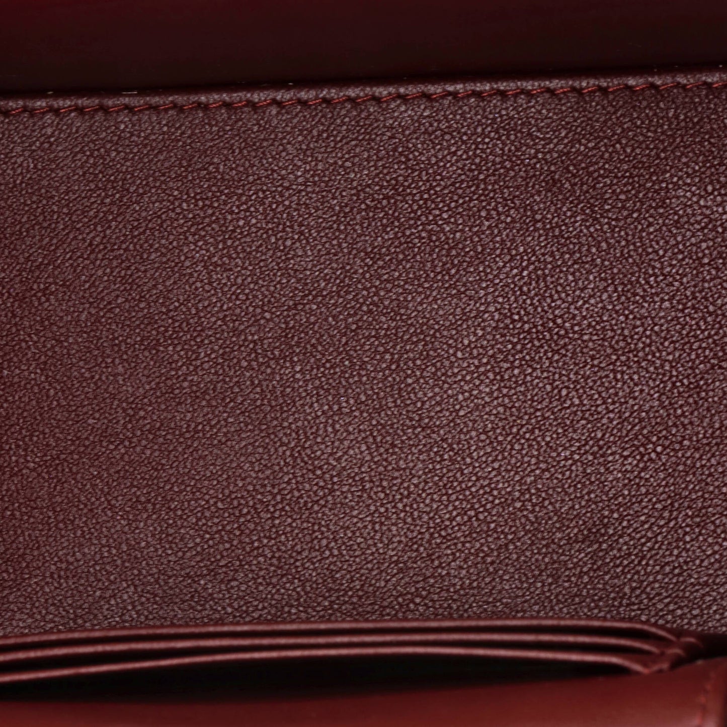 Business Affinity Top Handle Vanity Case with Chain Quilted Caviar Small