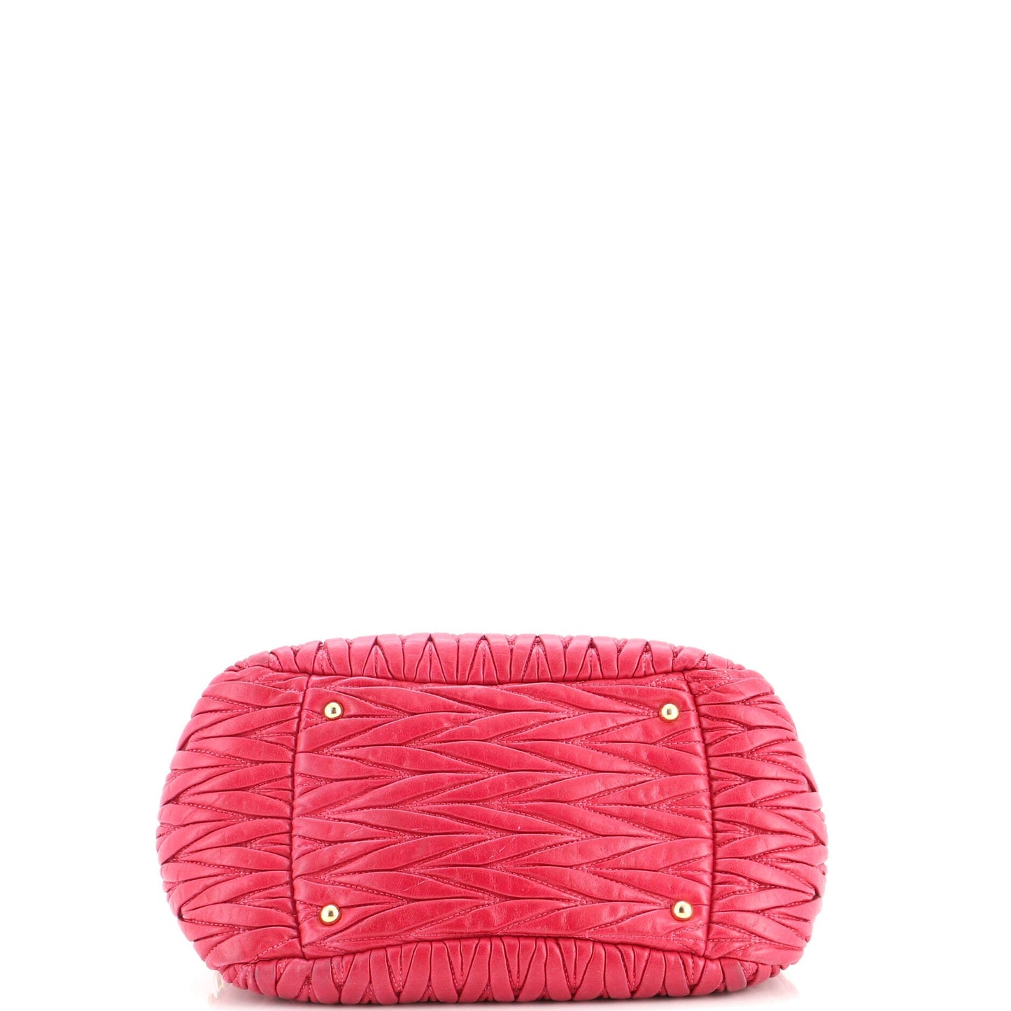 Zip Around Bauletto Bag Matelasse Leather Medium