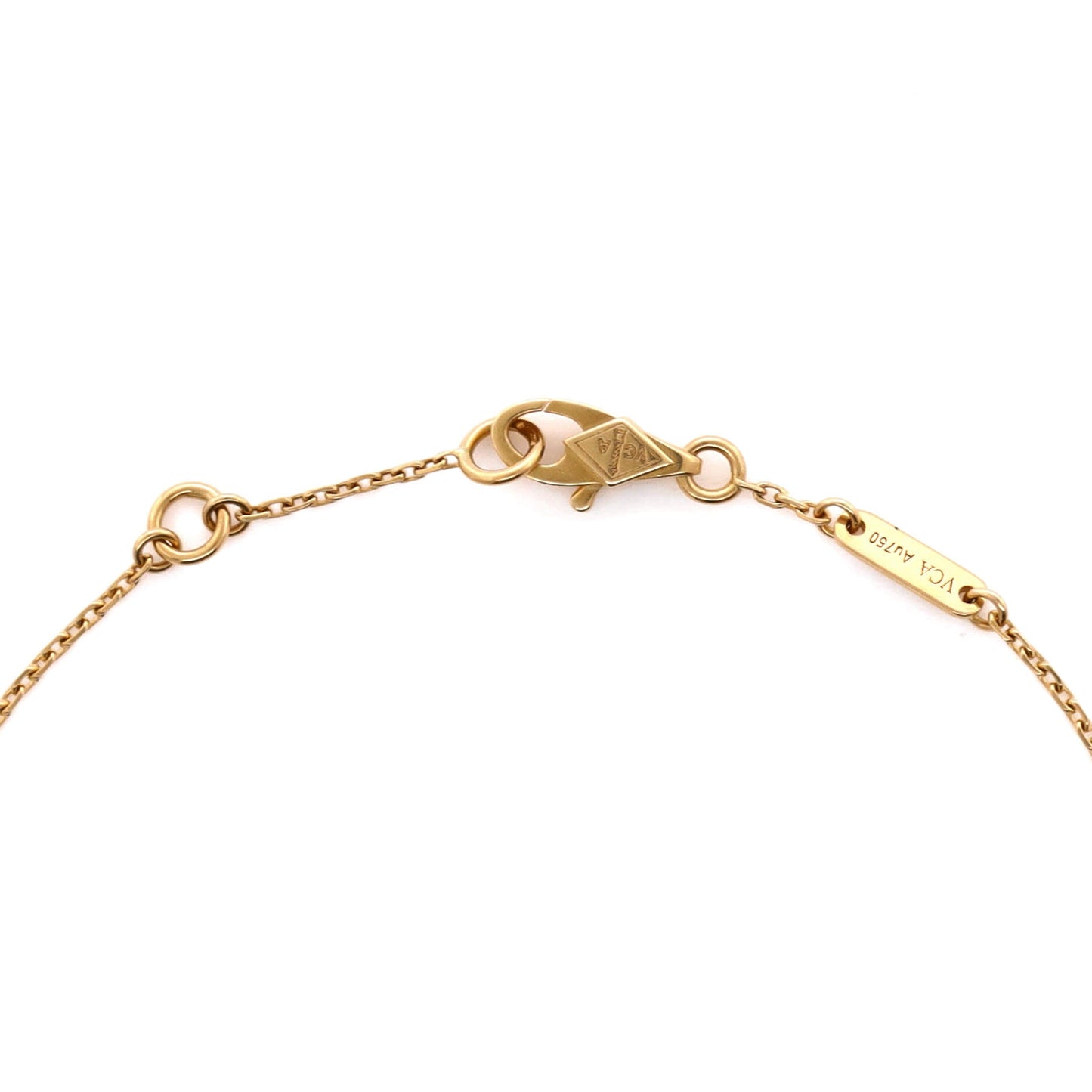 Sweet Alhambra Bracelet 18K Yellow Gold and Mother of Pearl