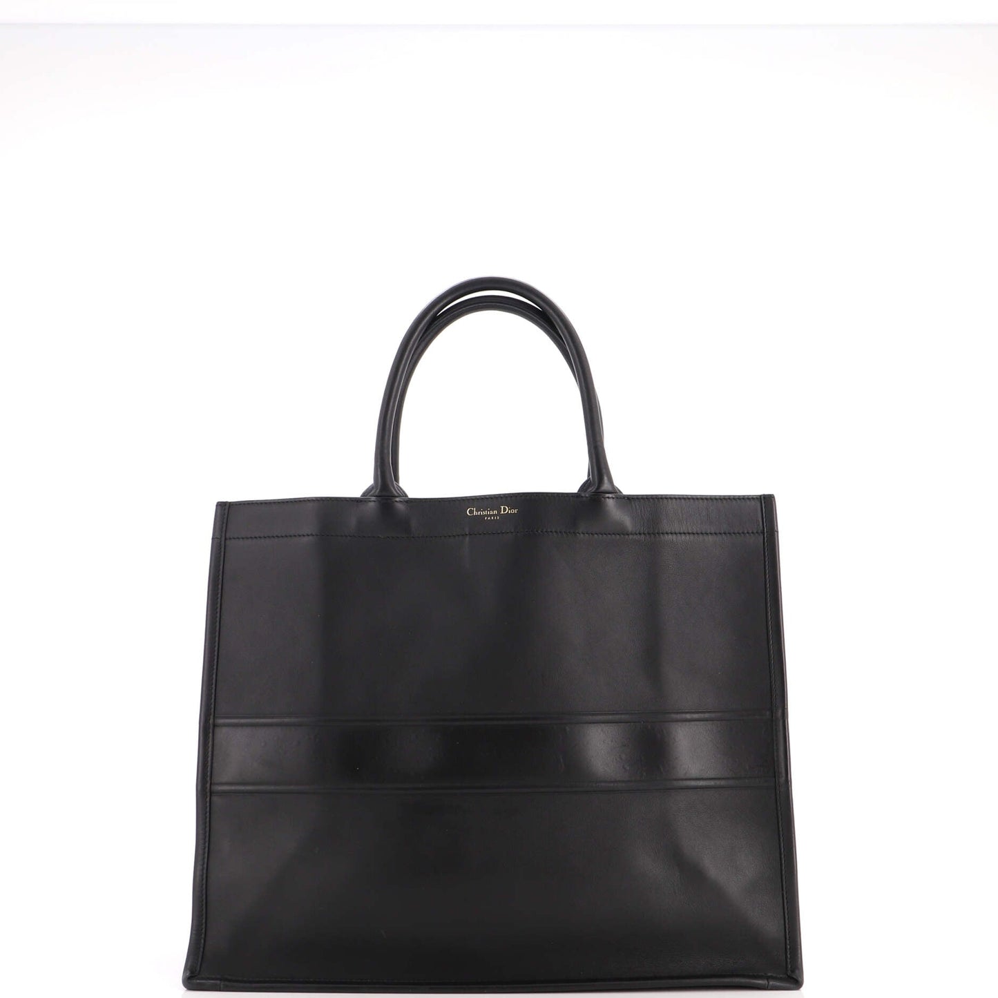 Book Tote Printed Leather Large