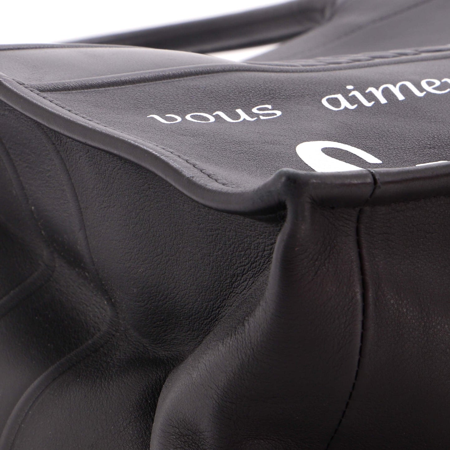Book Tote Printed Leather Large
