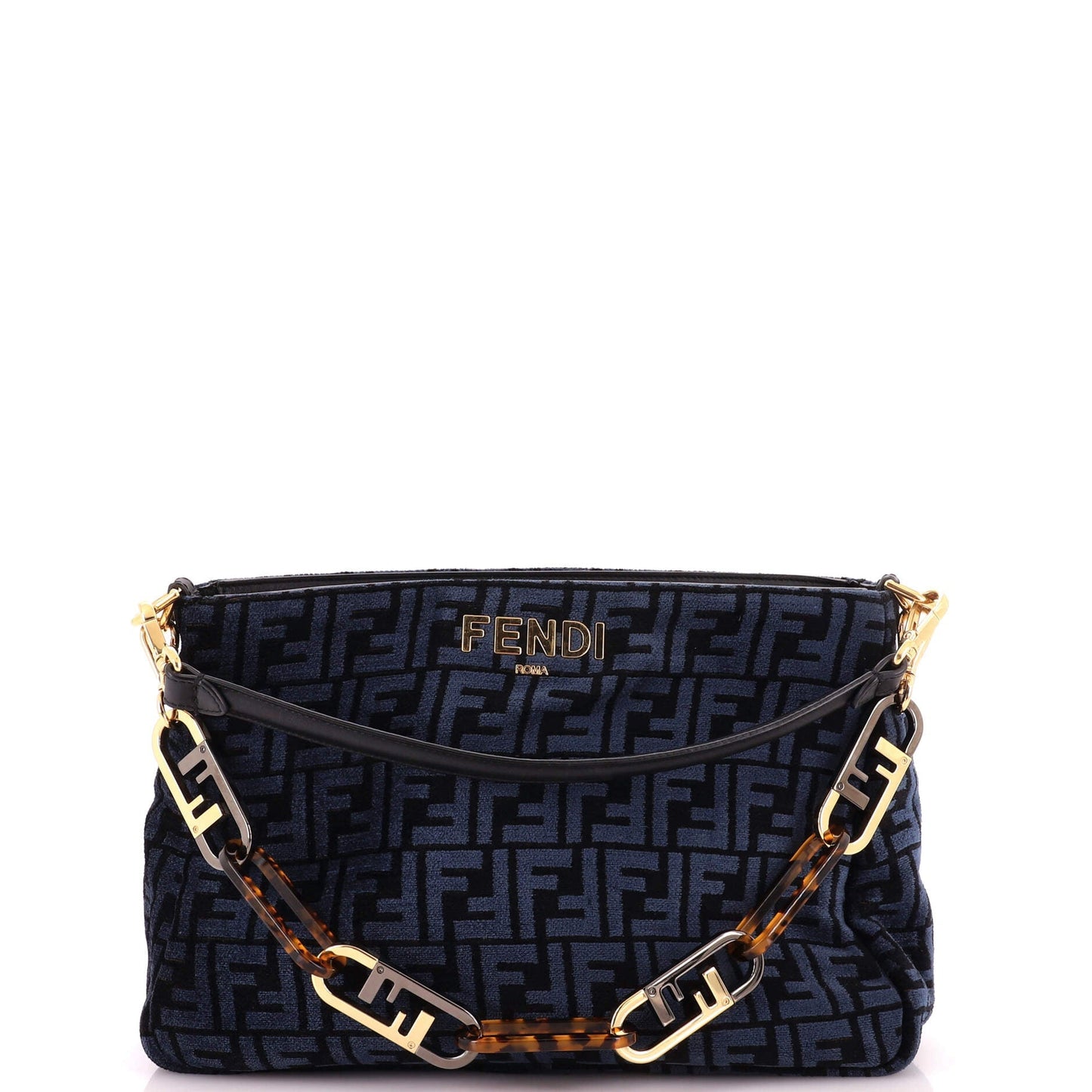 O'Lock Zip Shoulder Bag Zucca Chenille