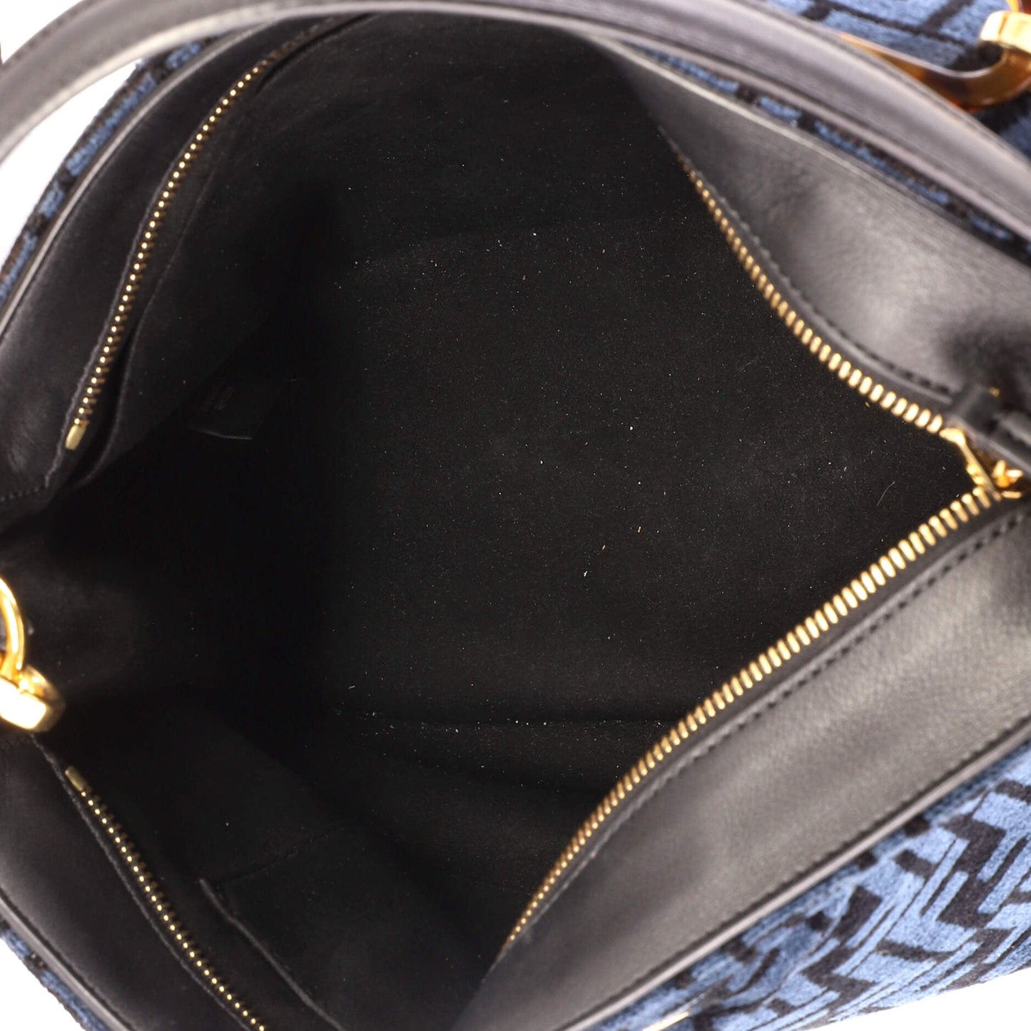 O'Lock Zip Shoulder Bag Zucca Chenille