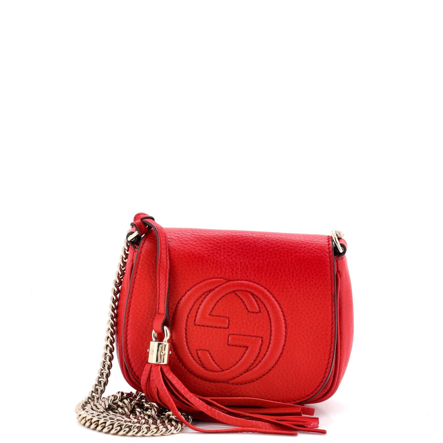 Soho Chain Crossbody Bag Leather Small
