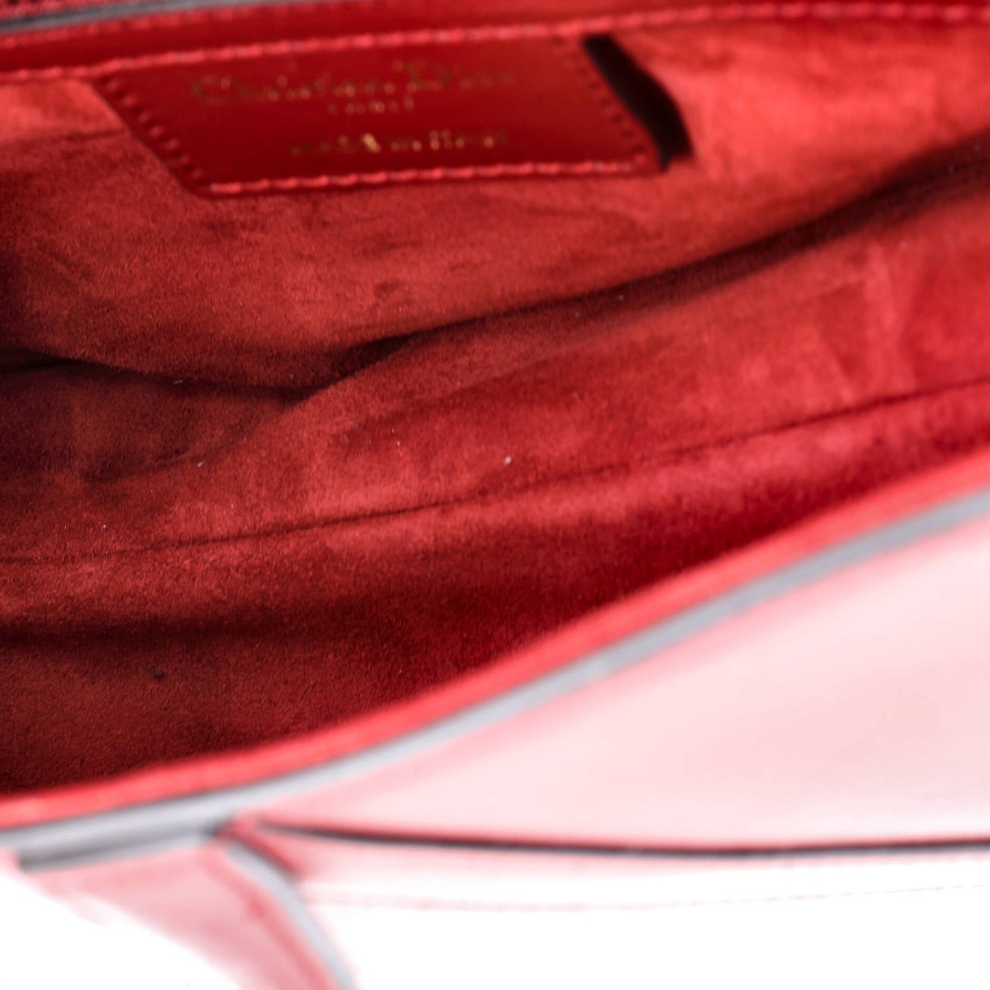 Saddle Handbag Leather Medium
